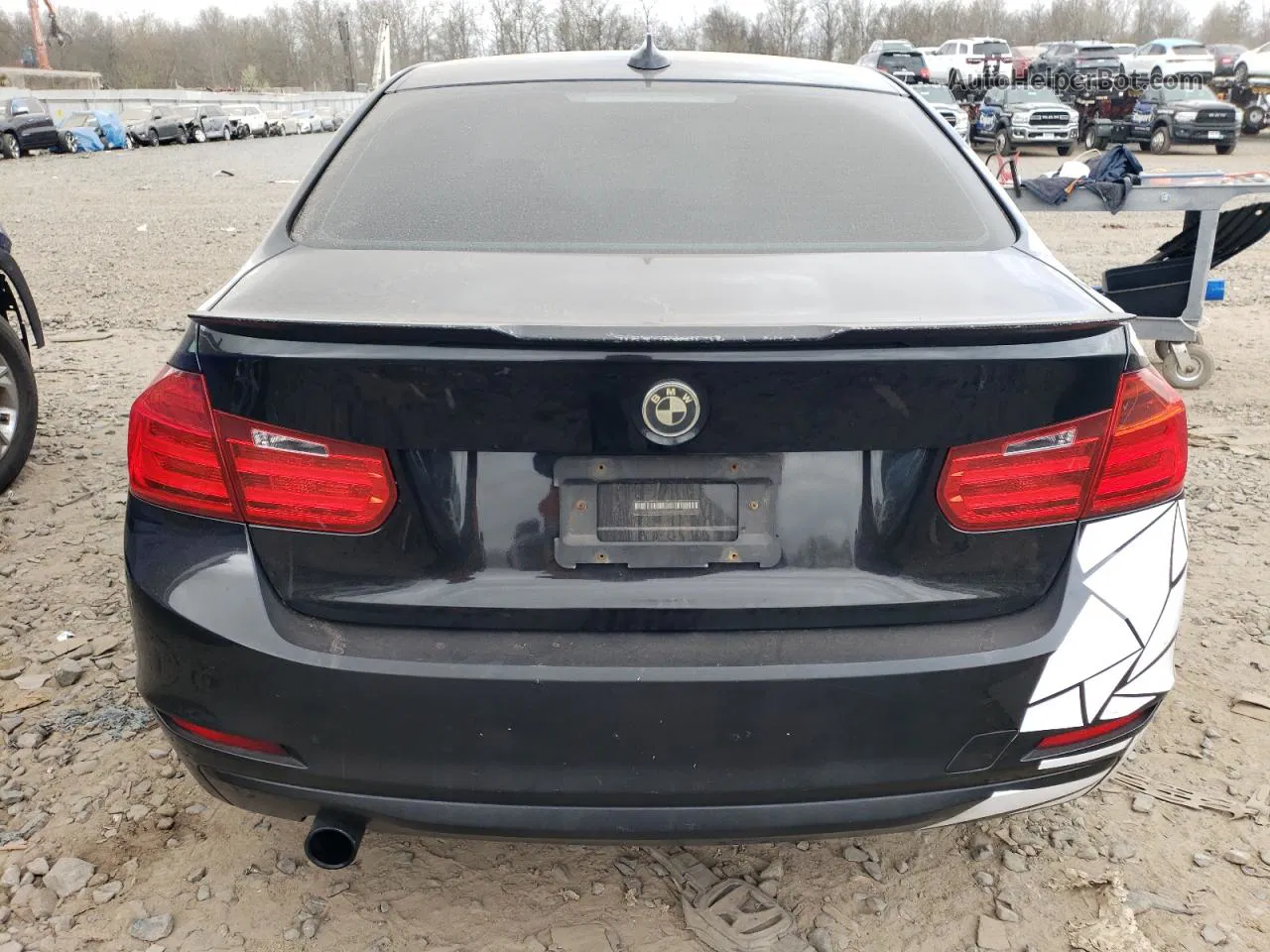 2014 Bmw 320 I Xdrive Black vin: WBA3C3G56ENR25574