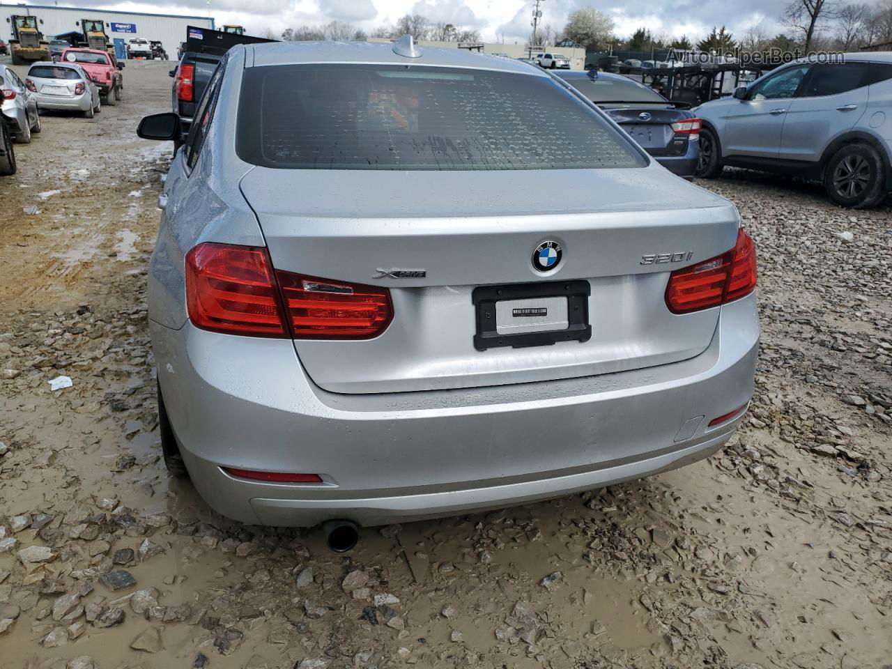 2015 Bmw 320 I Xdrive Silver vin: WBA3C3G57FNS73128