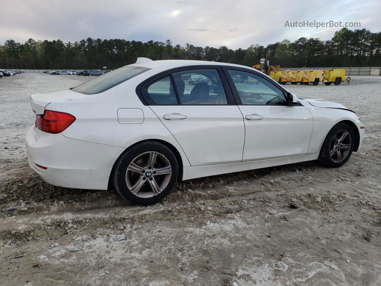 2014 Bmw 320 I Xdrive White vin: WBA3C3G58ENS67742