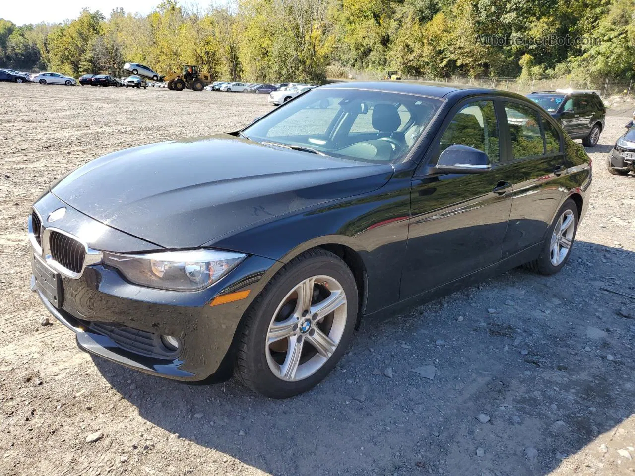 2014 Bmw 320 I Xdrive Black vin: WBA3C3G58ENS69832