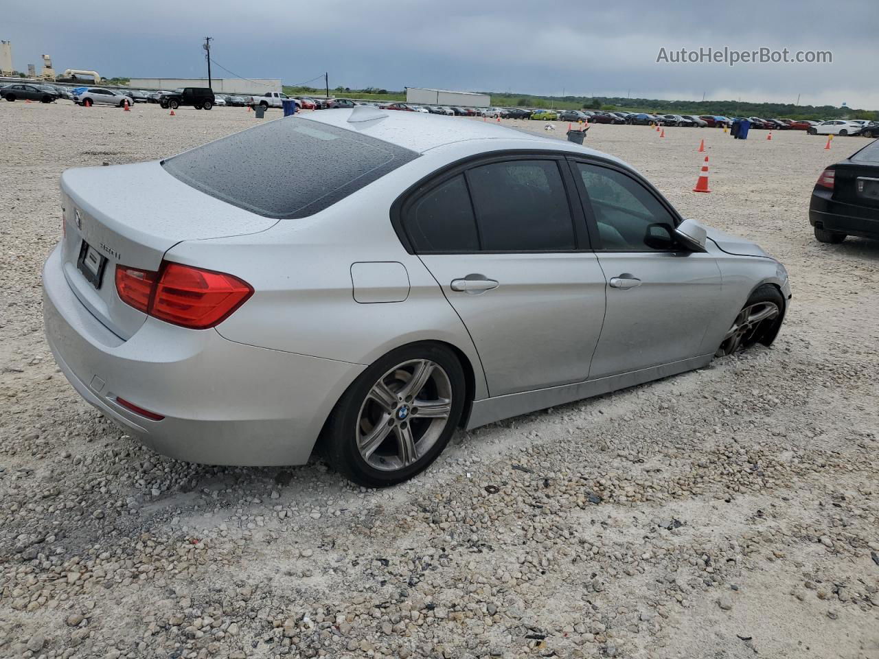 2015 Bmw 320 I Xdrive Silver vin: WBA3C3G58FNS74997