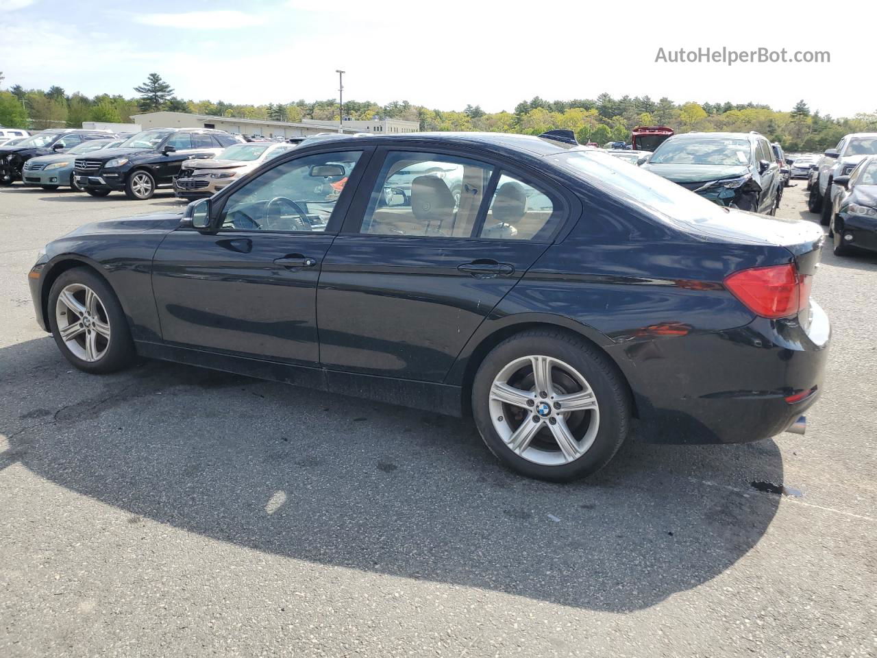 2015 Bmw 320 I Xdrive Black vin: WBA3C3G59FNT51182