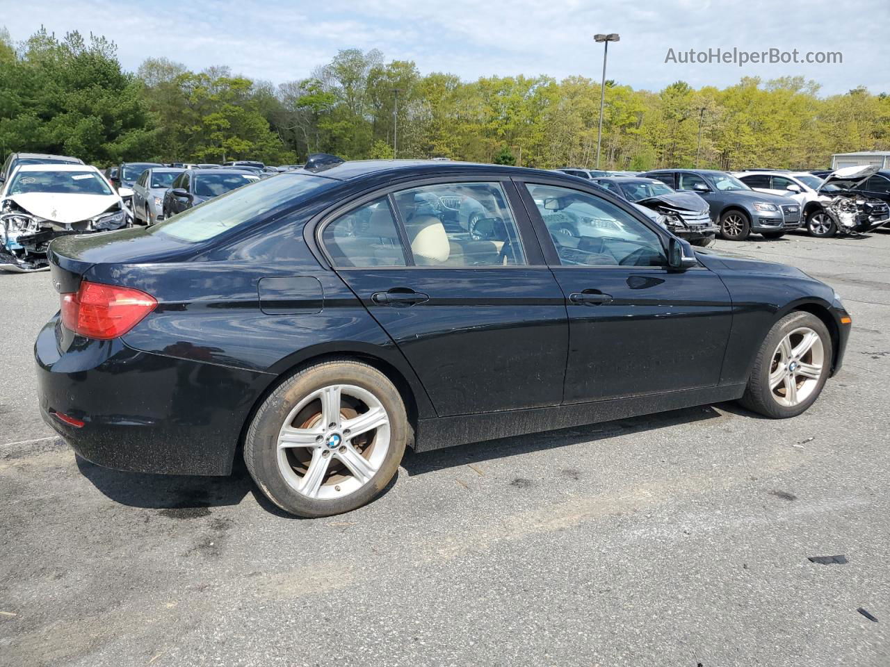 2015 Bmw 320 I Xdrive Black vin: WBA3C3G59FNT51182