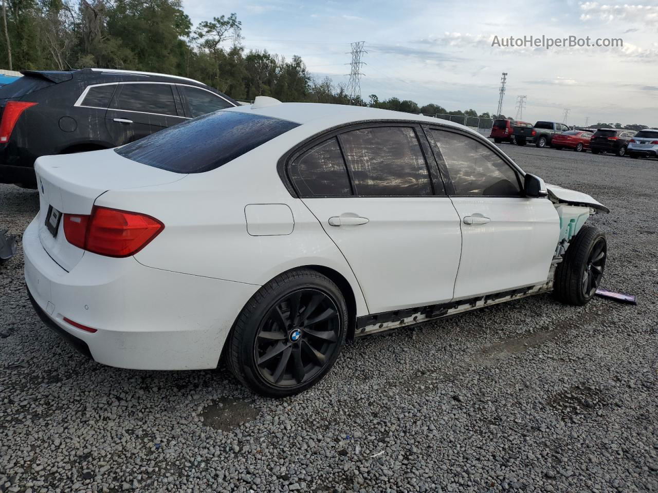 2015 Bmw 320 I Xdrive White vin: WBA3C3G59FNT53062