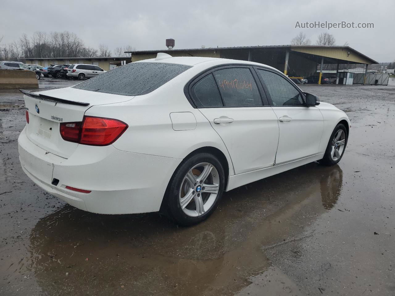 2014 Bmw 320 I Xdrive White vin: WBA3C3G5XENR25545