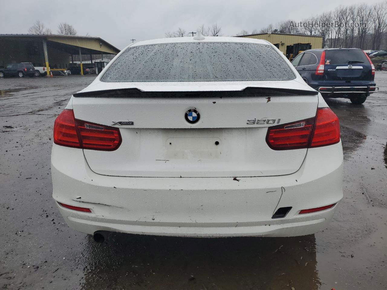 2014 Bmw 320 I Xdrive White vin: WBA3C3G5XENR25545