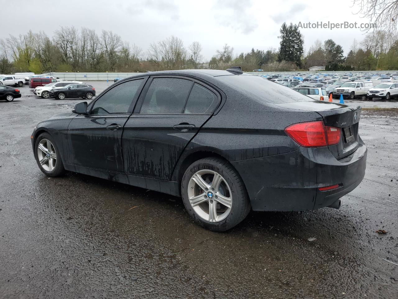 2014 Bmw 320 I Xdrive Black vin: WBA3C3G5XENR25660