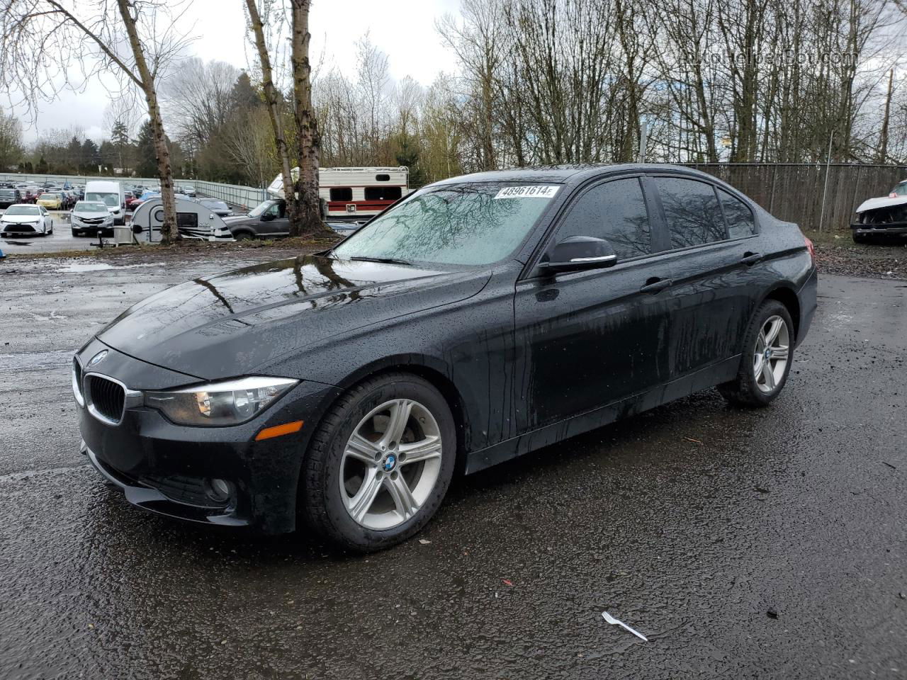 2014 Bmw 320 I Xdrive Black vin: WBA3C3G5XENR25660