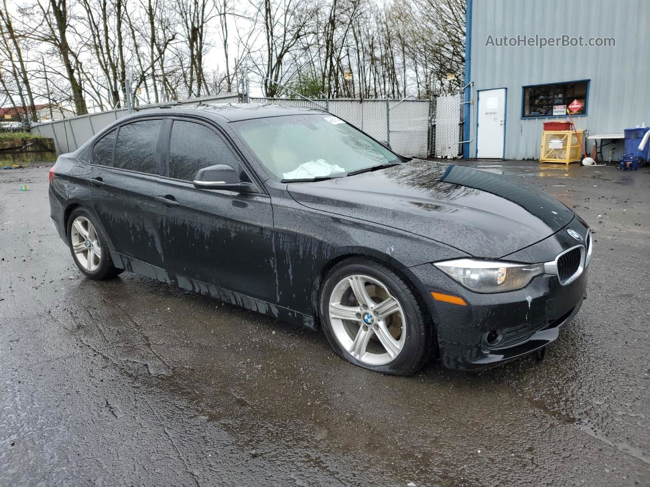 2014 Bmw 320 I Xdrive Black vin: WBA3C3G5XENR25660