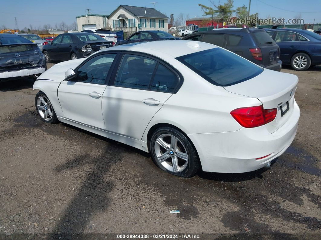 2014 Bmw 320i Xdrive White vin: WBA3C3G5XENS68178