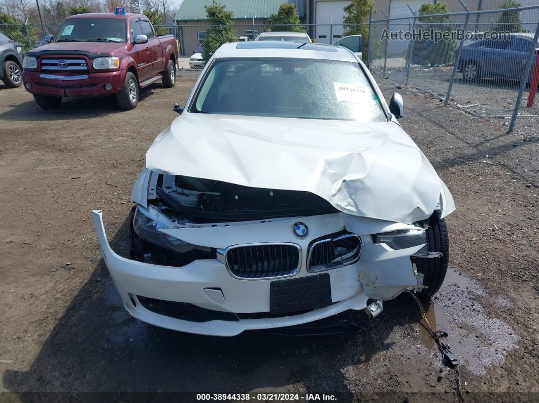 2014 Bmw 320i Xdrive White vin: WBA3C3G5XENS68178