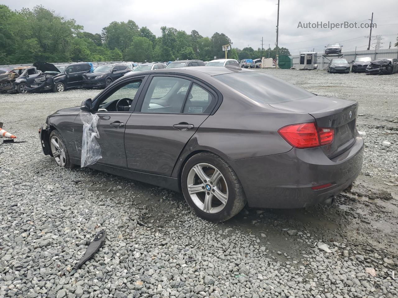 2014 Bmw 320 I Xdrive Gray vin: WBA3C3G5XENS69489