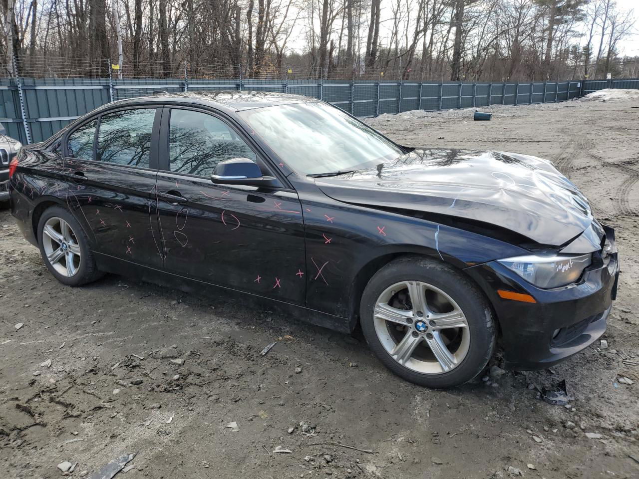 2014 Bmw 320 I Xdrive Black vin: WBA3C3G5XENS71405