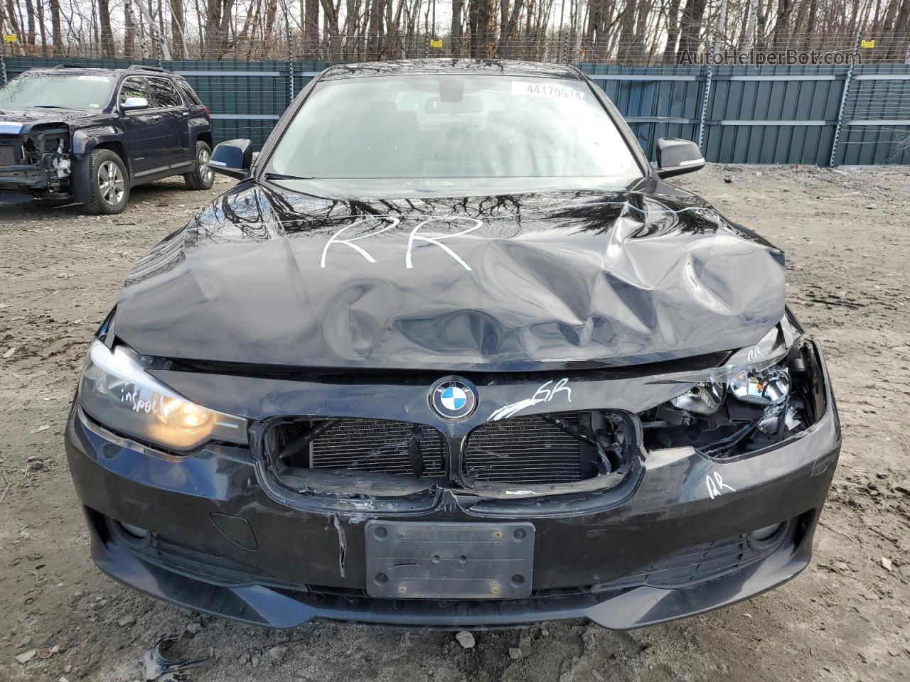 2014 Bmw 320 I Xdrive Black vin: WBA3C3G5XENS71405