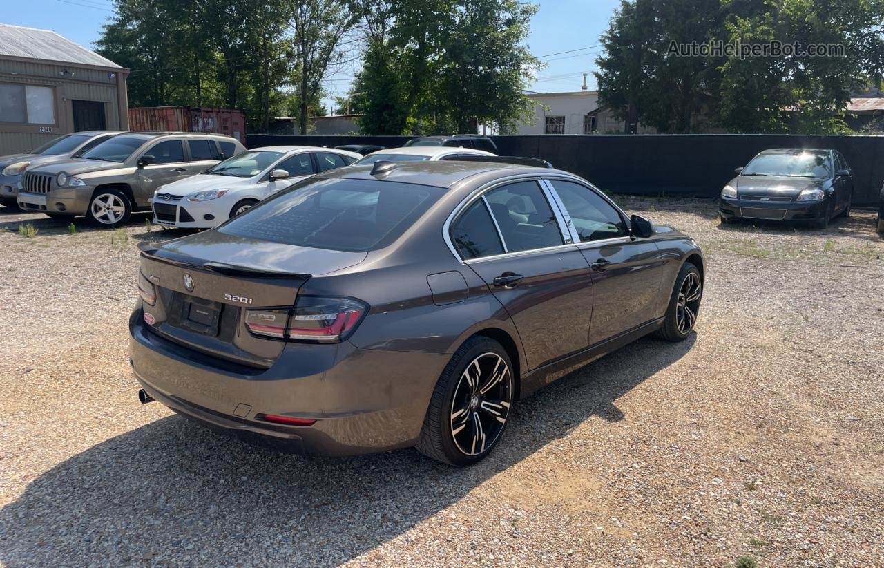 2015 Bmw 320 I Xdrive Gray vin: WBA3C3G5XFNS72880