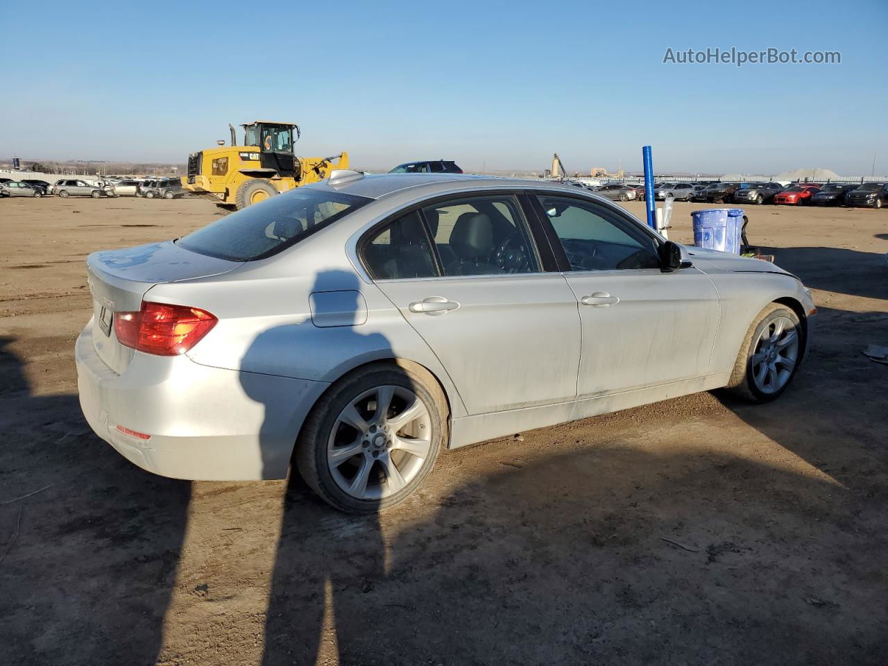 2015 Bmw 320 I Xdrive Silver vin: WBA3C3G5XFNS73754