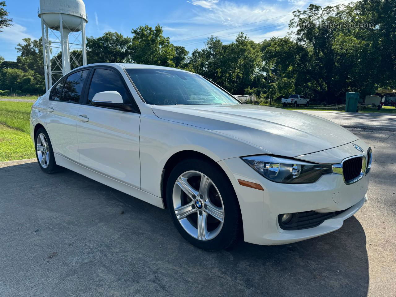 2014 Bmw 328 D White vin: WBA3D3C50EK155490