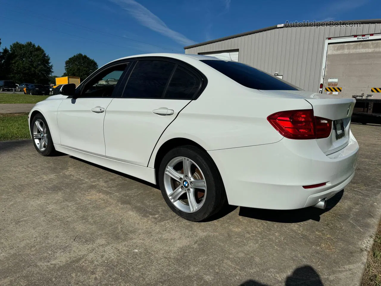 2014 Bmw 328 D White vin: WBA3D3C50EK155490