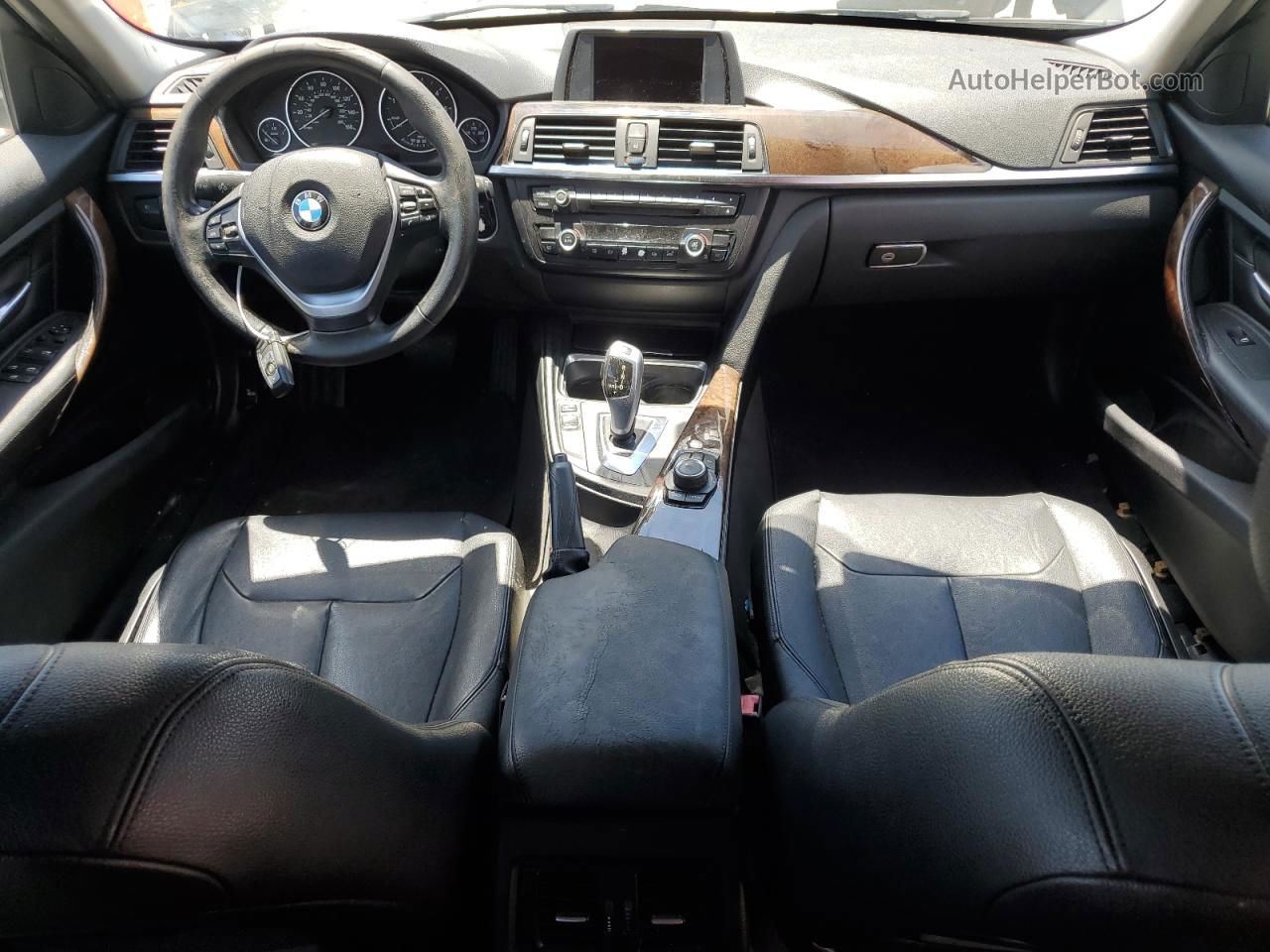 2015 Bmw 328 D Черный vin: WBA3D3C50FK158066