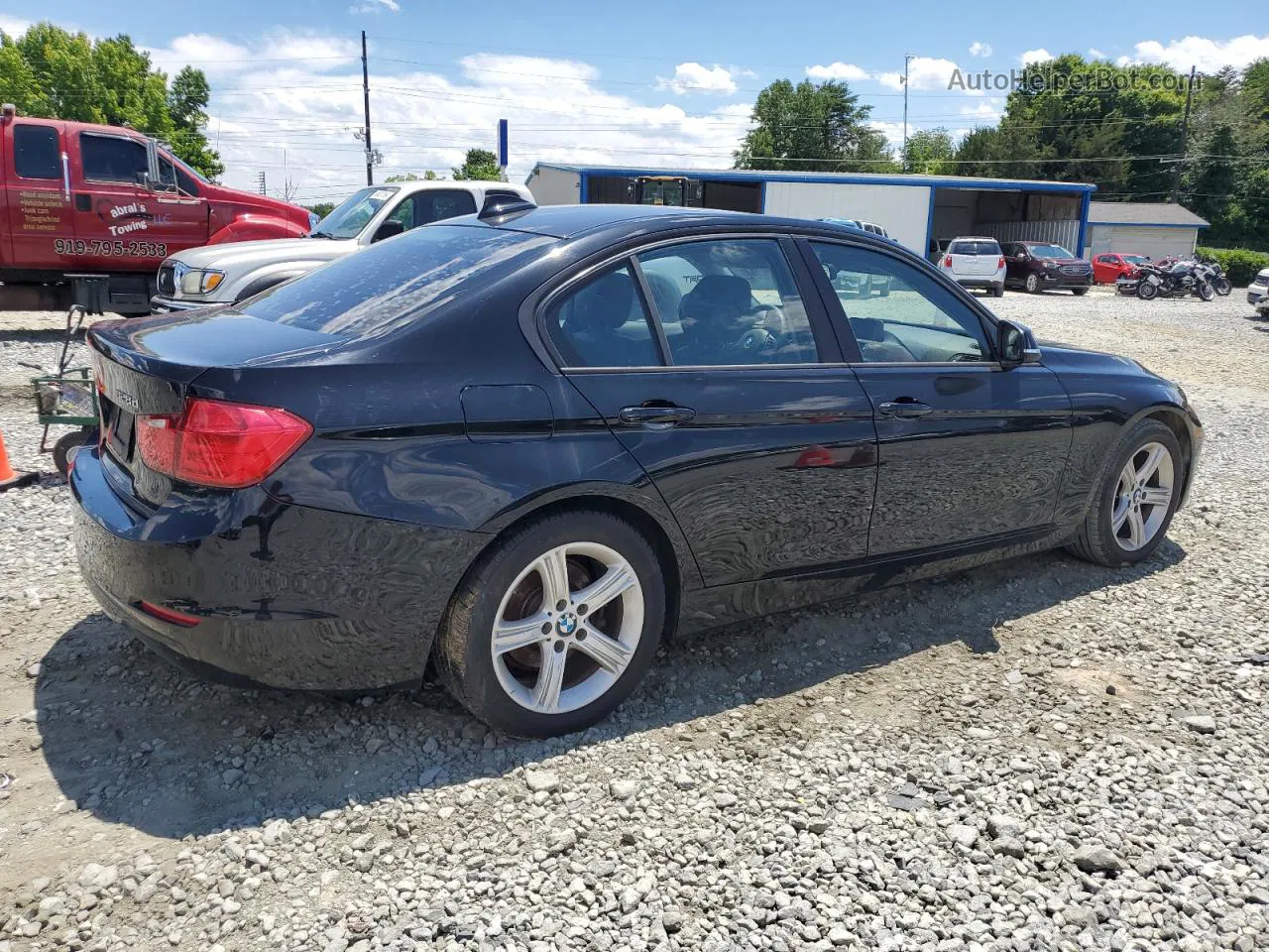 2015 Bmw 328 D Black vin: WBA3D3C50FK158066