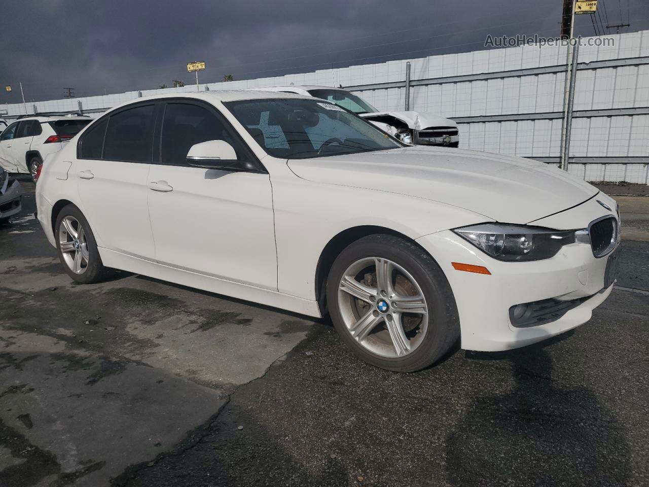 2014 Bmw 328 D White vin: WBA3D3C51EF099312