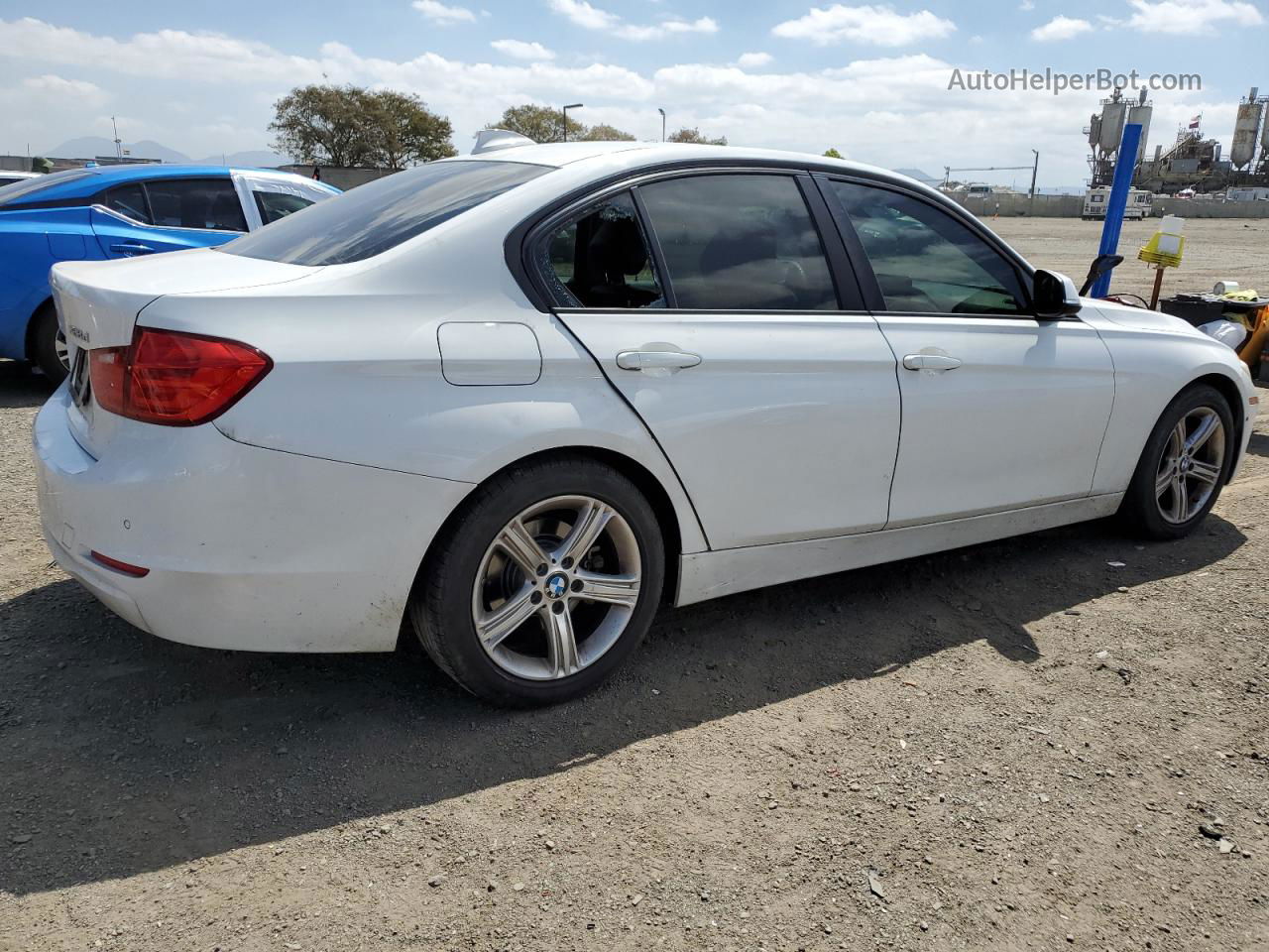 2014 Bmw 328 D White vin: WBA3D3C51EK156678