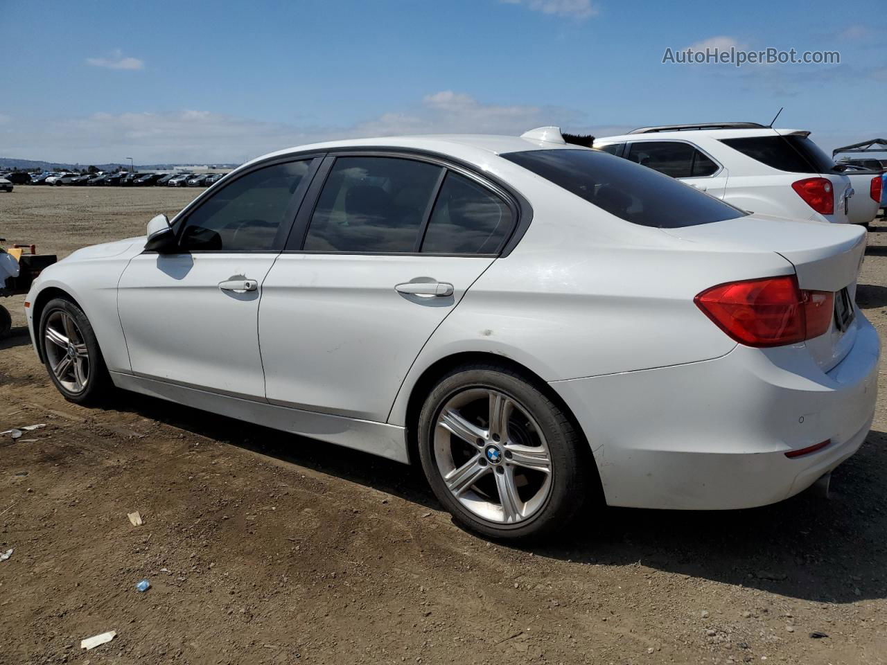 2014 Bmw 328 D White vin: WBA3D3C51EK156678