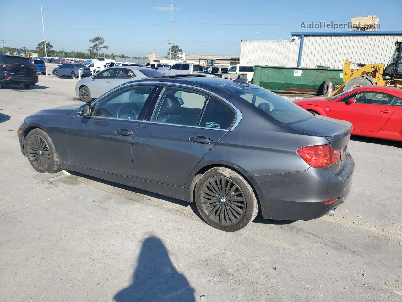 2014 Bmw 328 D Charcoal vin: WBA3D3C52EK157354