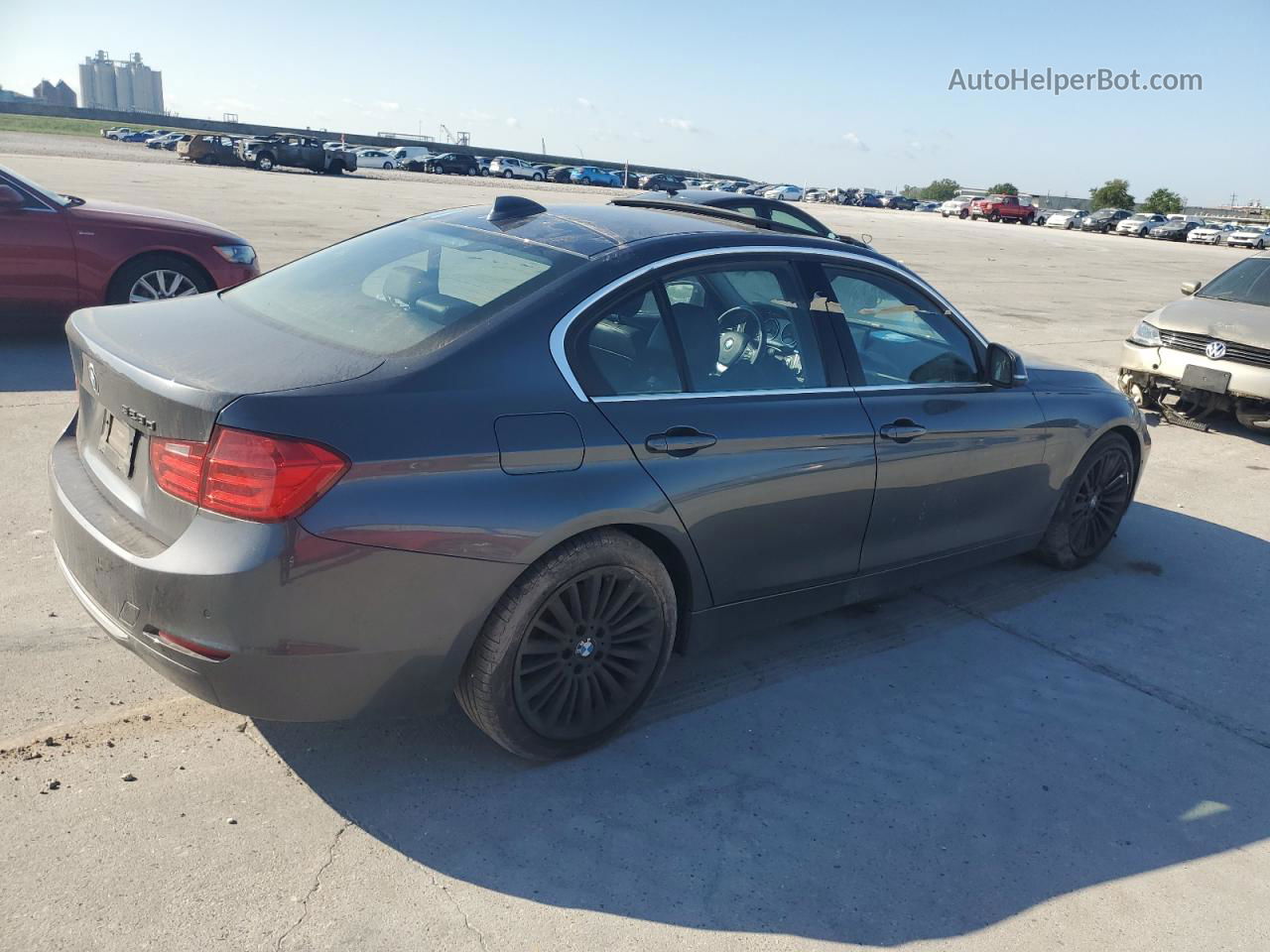 2014 Bmw 328 D Charcoal vin: WBA3D3C52EK157354