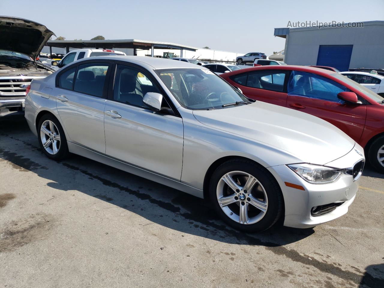 2014 Bmw 328 D Серый vin: WBA3D3C53EK153877