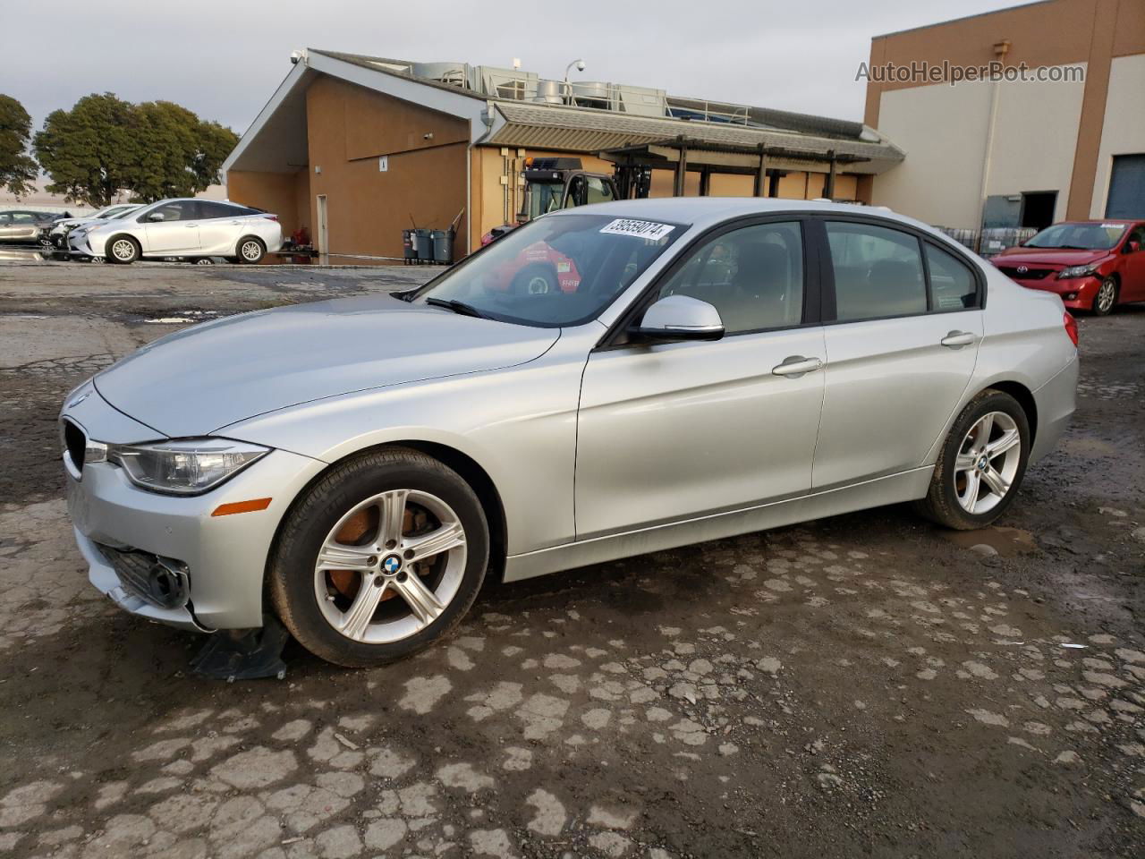 2014 Bmw 328 D Серебряный vin: WBA3D3C53EK153877