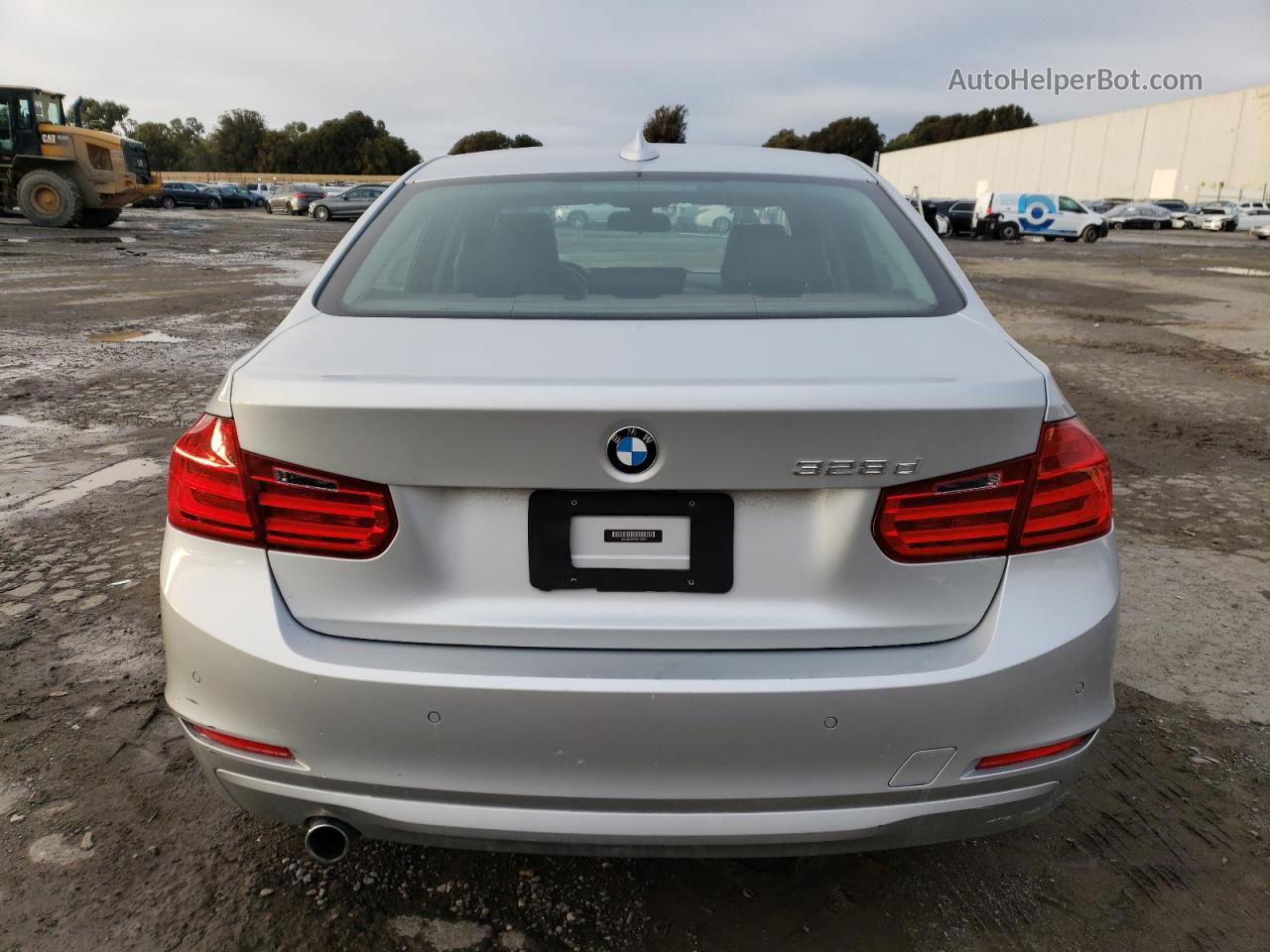 2014 Bmw 328 D Silver vin: WBA3D3C53EK153877