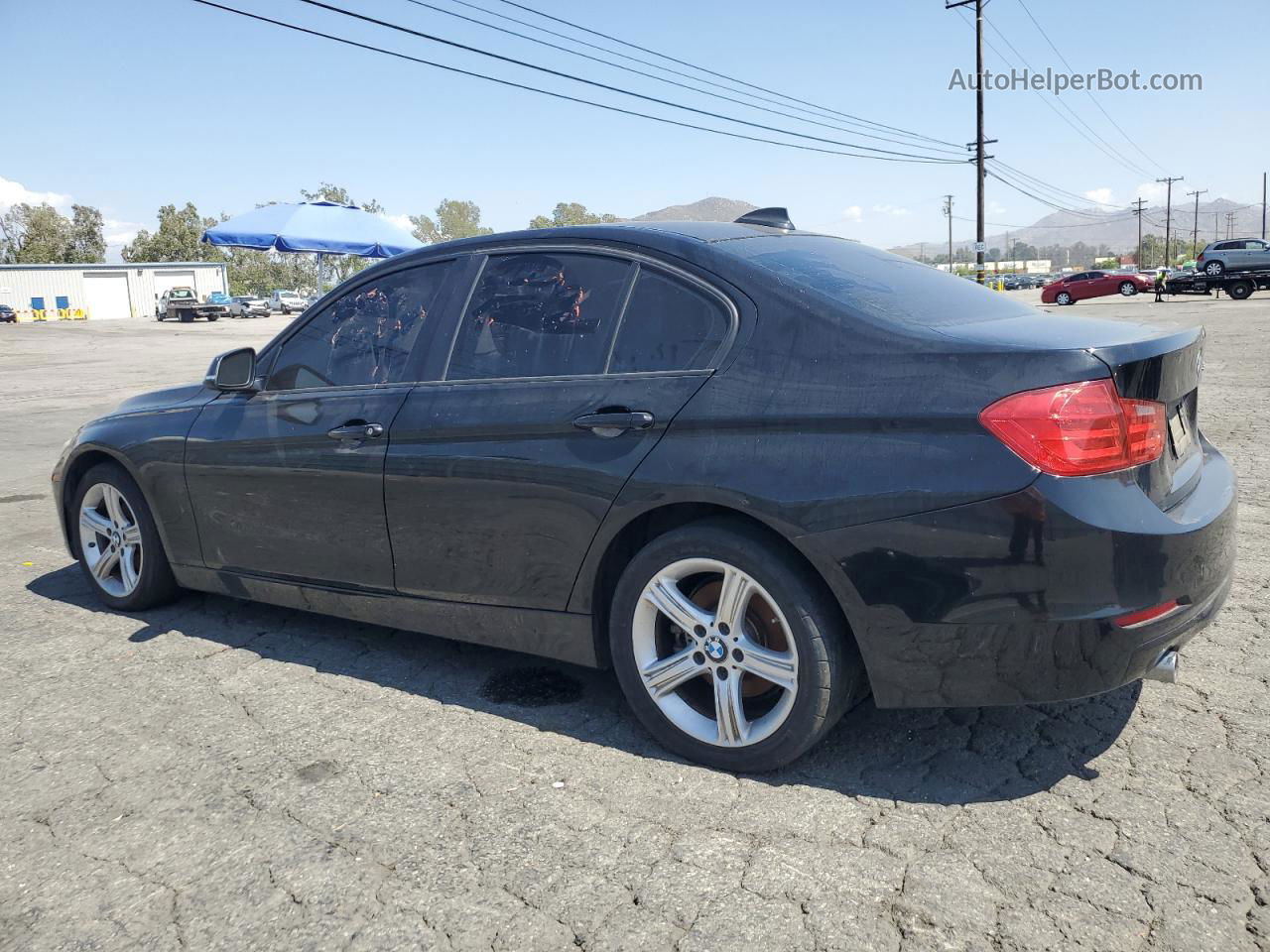 2014 Bmw 328 D Black vin: WBA3D3C54EF099420