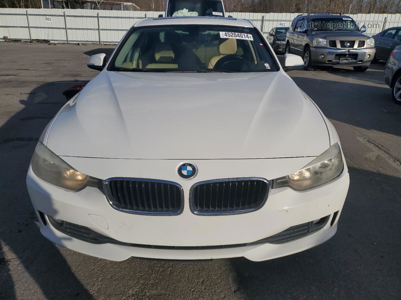 2014 Bmw 328 D White vin: WBA3D3C54EK153970