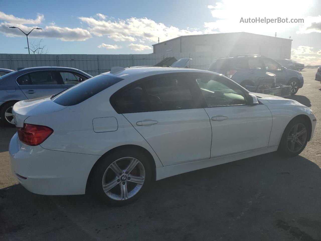 2014 Bmw 328 D White vin: WBA3D3C54EK153970