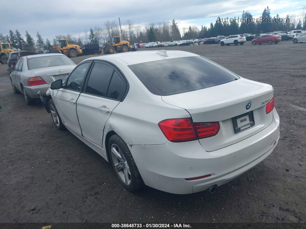 2015 Bmw 328d   White vin: WBA3D3C54FK158443