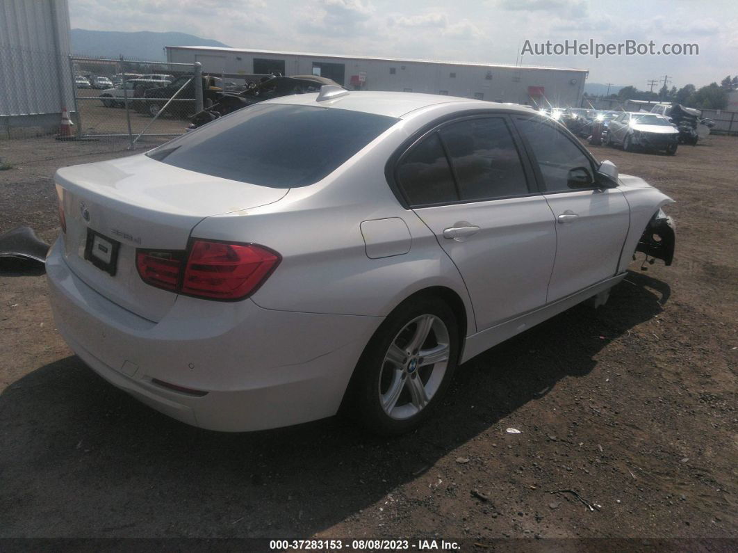 2014 Bmw 3 Series 328d White vin: WBA3D3C55EF099183