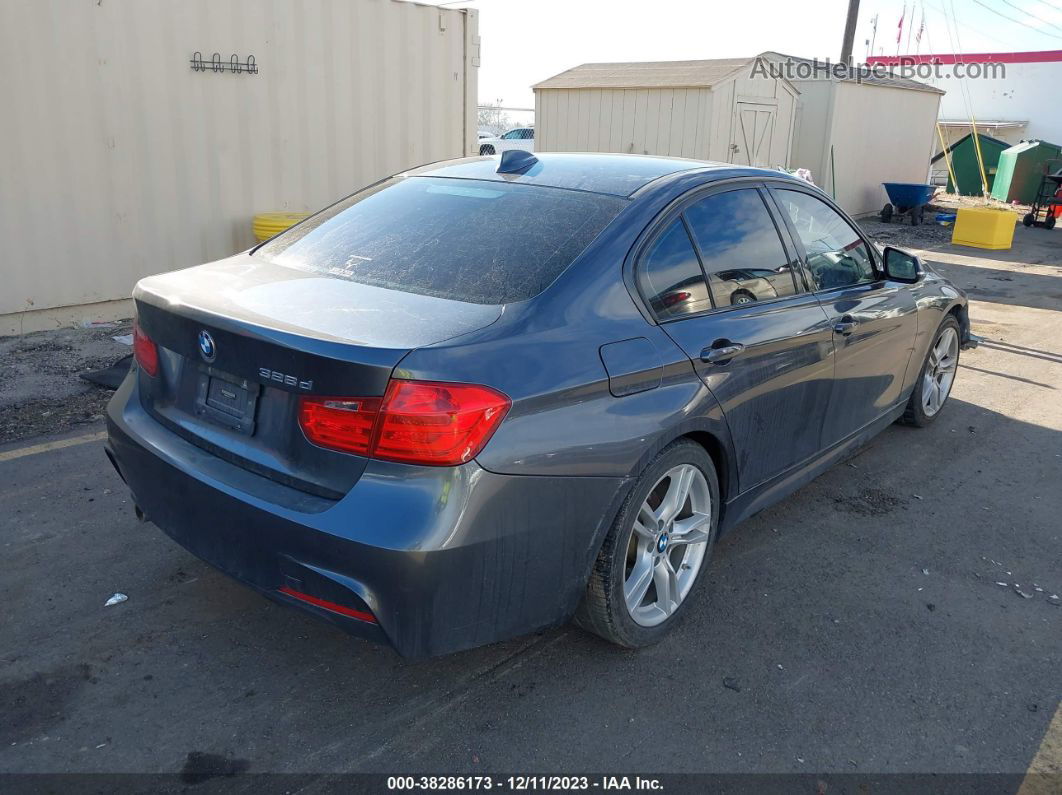 2014 Bmw 328 D Gray vin: WBA3D3C55EK154741