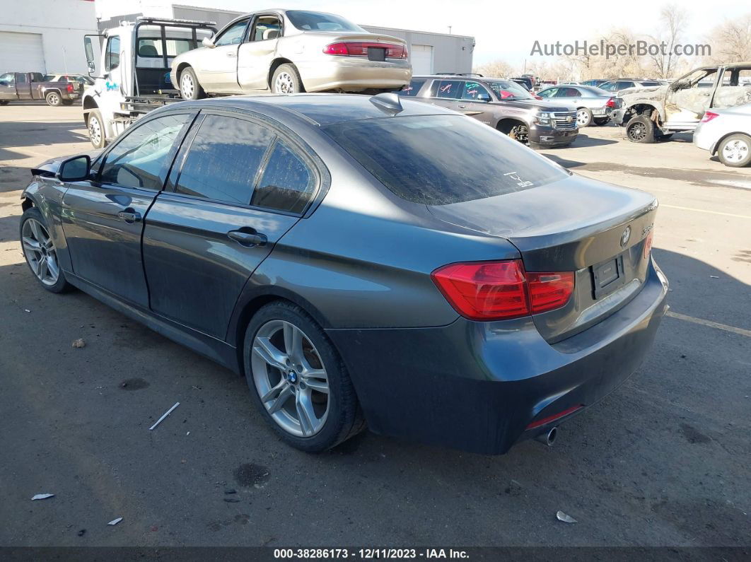 2014 Bmw 328 D Gray vin: WBA3D3C55EK154741