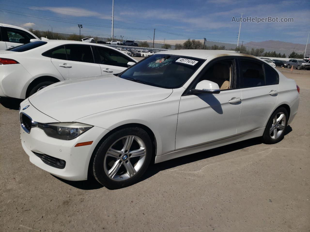 2014 Bmw 328 D White vin: WBA3D3C55EK155002