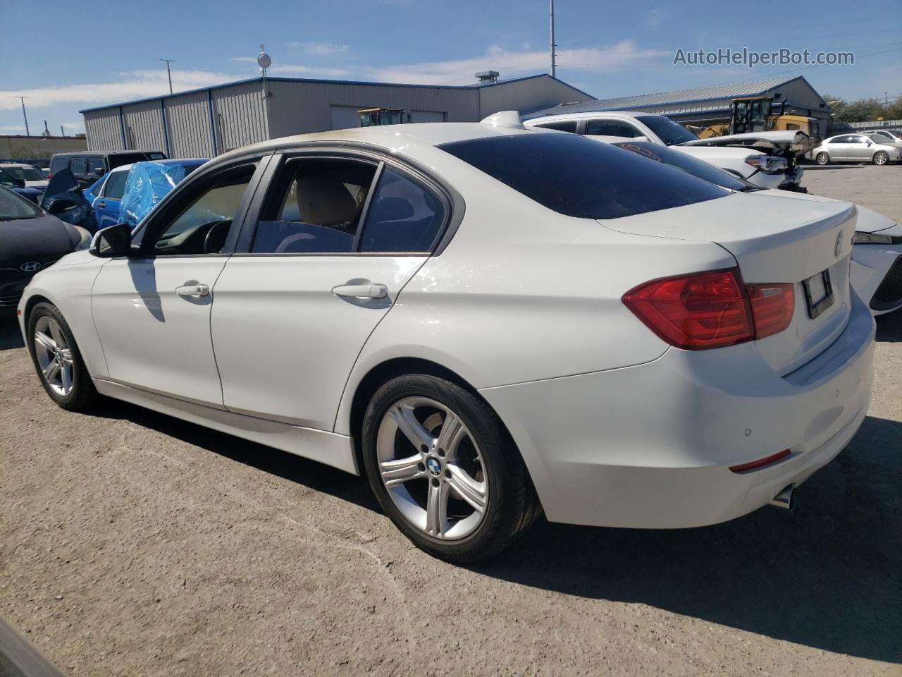 2014 Bmw 328 D White vin: WBA3D3C55EK155002