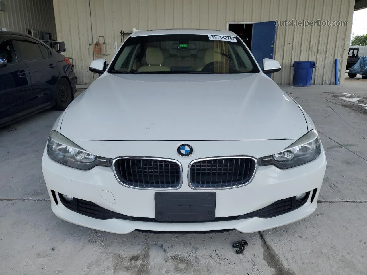 2014 Bmw 328 D White vin: WBA3D3C55EK155680