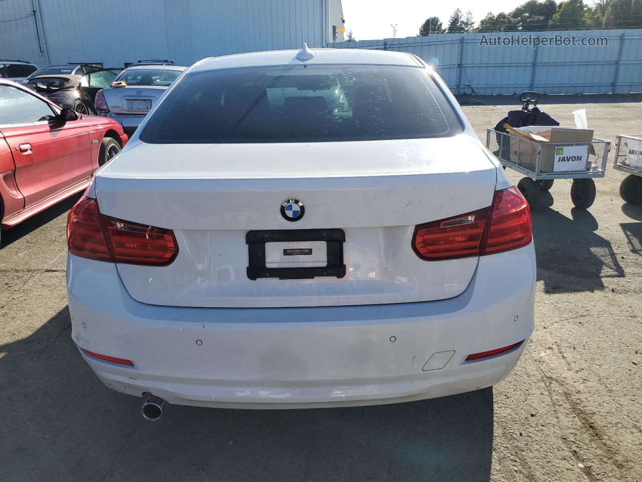 2014 Bmw 328 D White vin: WBA3D3C56EK157034