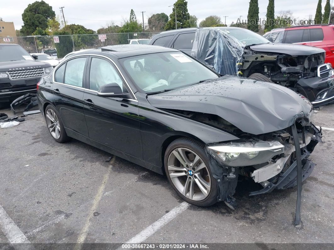 2015 Bmw 328d Black vin: WBA3D3C58FK157621