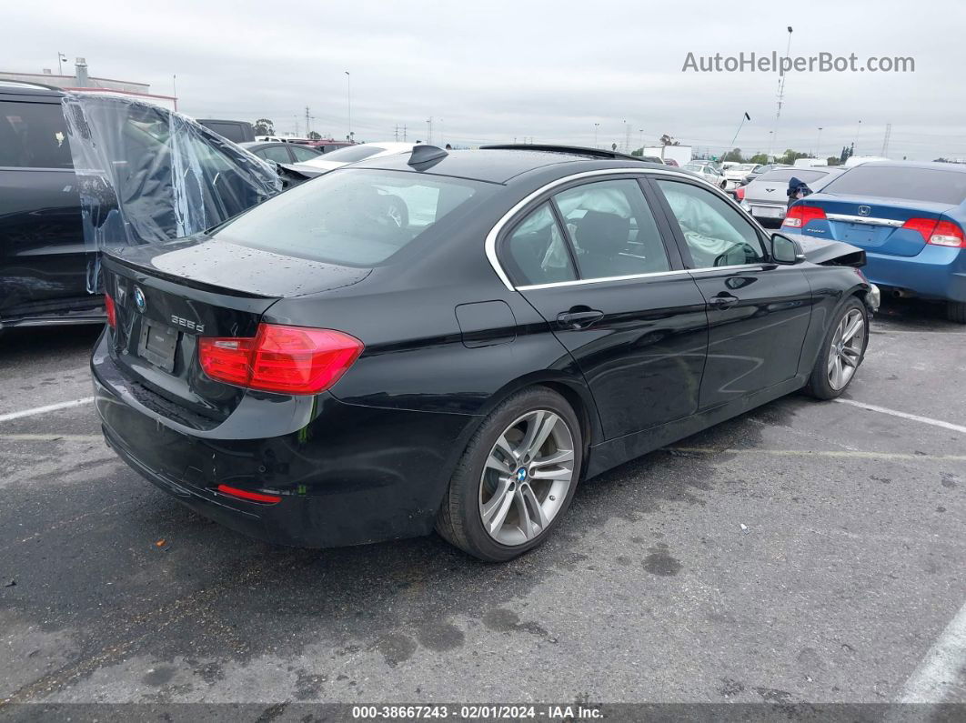 2015 Bmw 328d Black vin: WBA3D3C58FK157621