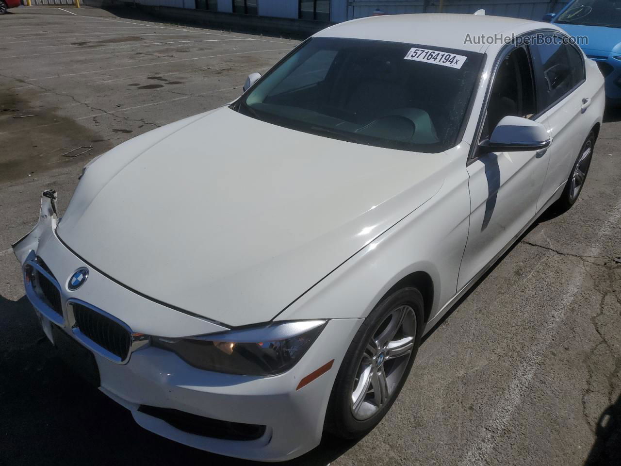 2014 Bmw 328 D White vin: WBA3D3C59EK153771