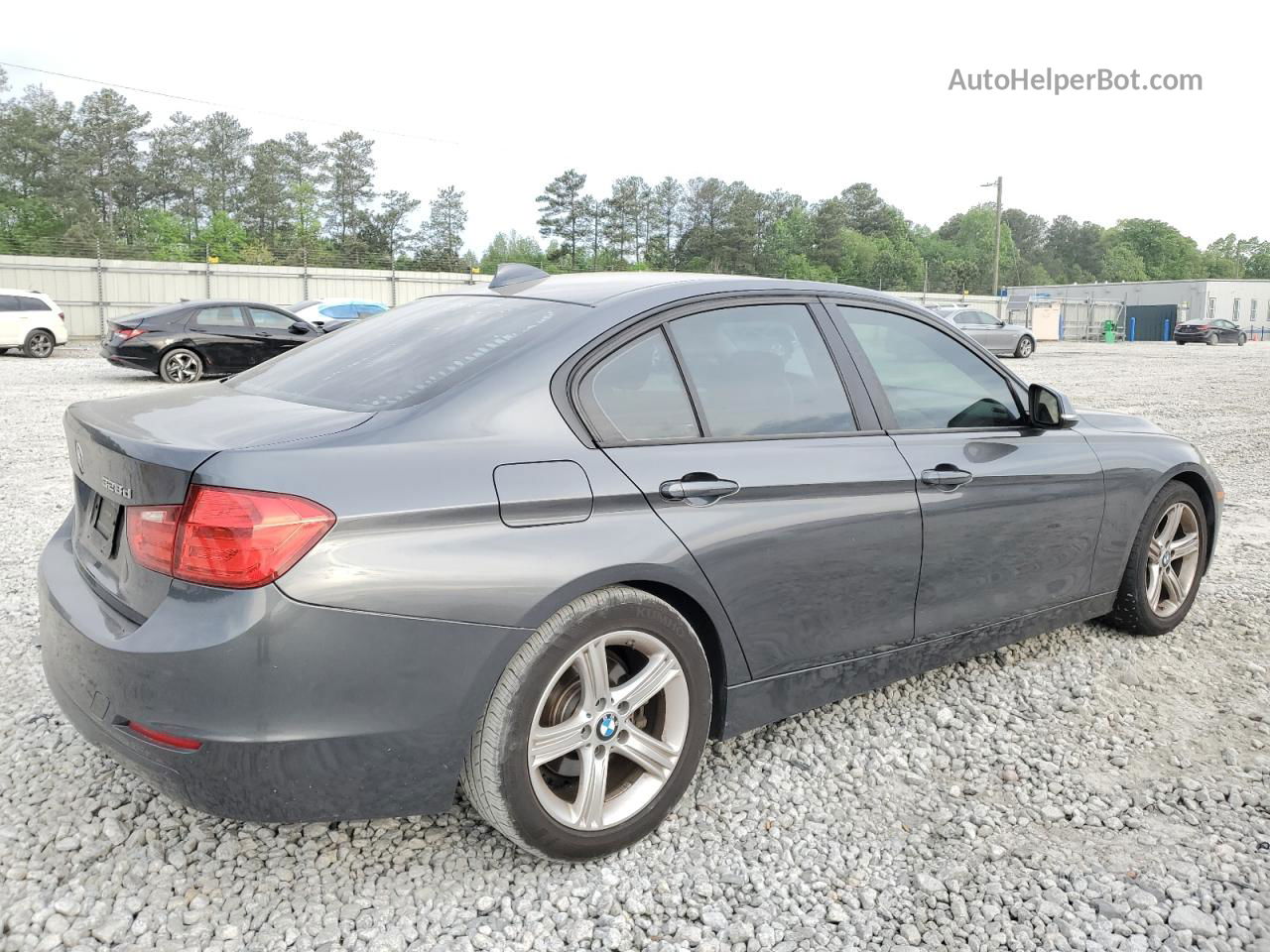 2014 Bmw 328 D Gray vin: WBA3D3C5XEK153701