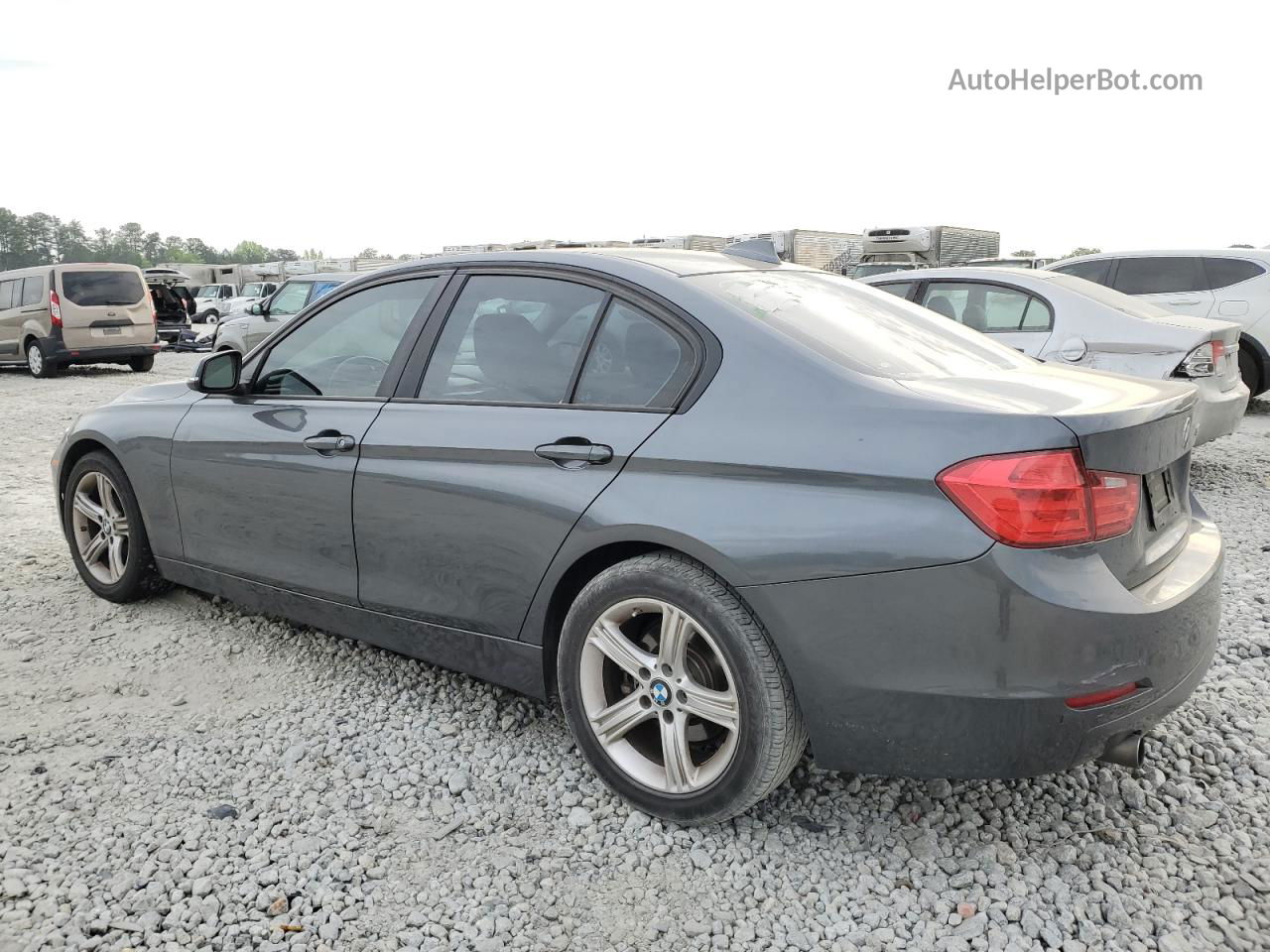 2014 Bmw 328 D Gray vin: WBA3D3C5XEK153701