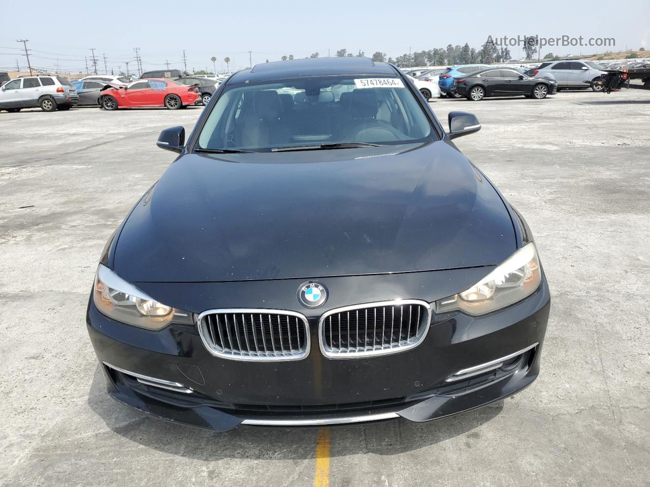 2014 Bmw 328 D Черный vin: WBA3D3C5XEK156890