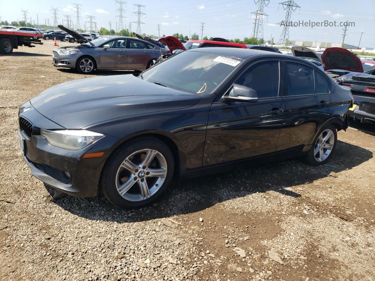 2014 Bmw 328 D Xdrive Black vin: WBA3D5C51EKX99513